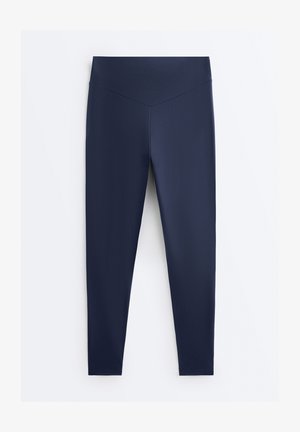 OYSHO, COMFORTLUX HIGH-RISE ANKLE-LENGTH - Leggings - royal blue