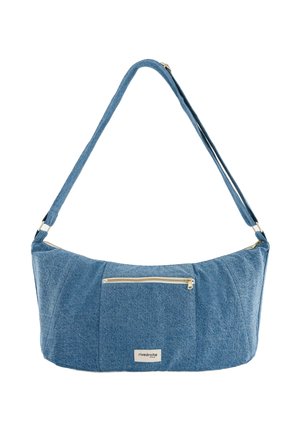CHARLOT - Sac bandoulière - stone washed denim