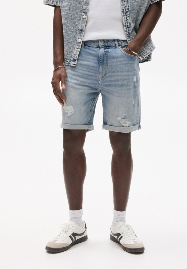 RIPPED BERMUDA  - Jeans Shorts