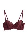 SENNA LYDIA - Kaarituelliset rintaliivit - dark dusty red