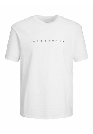 JJESTAR NOOS - Printtipaita - white