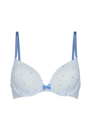 Hunkemöller, HUNKEMÖLLER PLUNGE PADDED UNDERWIRED BRA - Triangel BH - blue