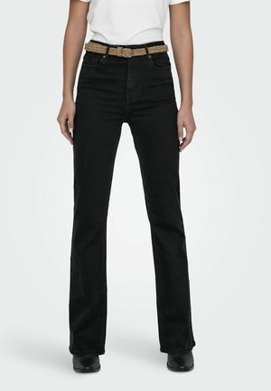 ONLLUNA HOHE TAILLE - Vaqueros a campana - black
