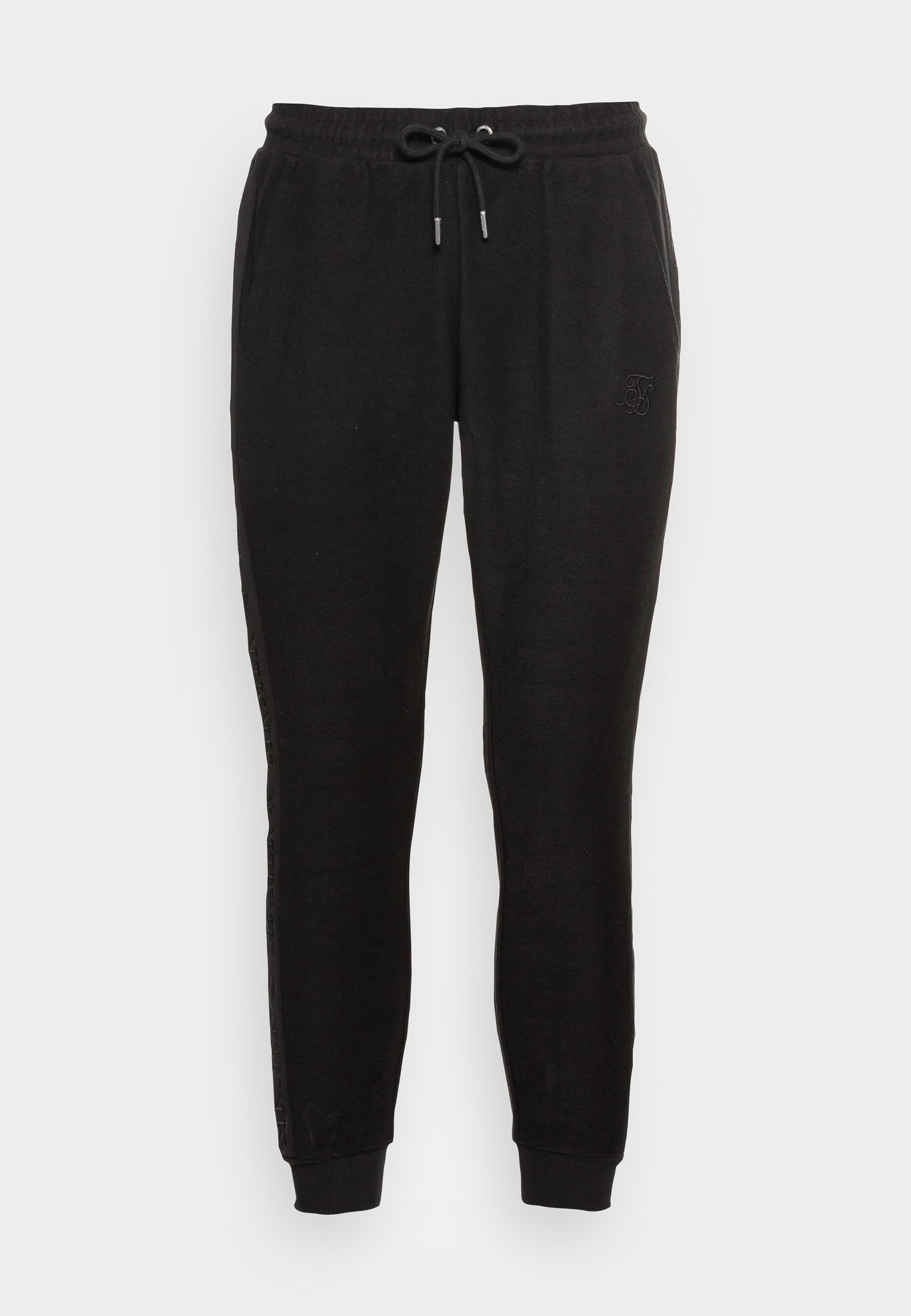 black jogger bottoms