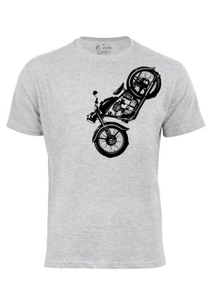 Cotton Prime VINTAGE MOTORCYCLE - T-Shirt print - grau