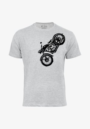 Cotton Prime VINTAGE MOTORCYCLE - T-Shirt print - grau