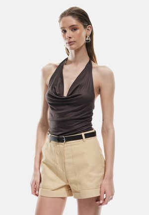 COWL NECK - Top - brown