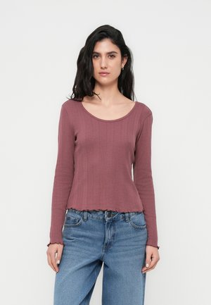 ONLTENNA O NECK - Bluză cu mânecă lungă - rose brown