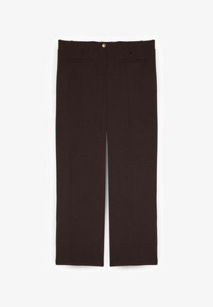 Fiorella Rubino, PANTALONI WIDE LEG - Stoffhose - marrone