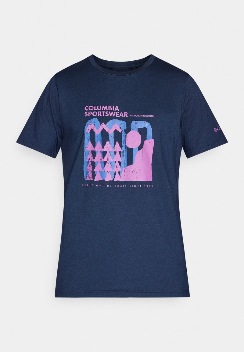 Columbia Sport T-shirt blauw Columbia Sport T-shirt blauw