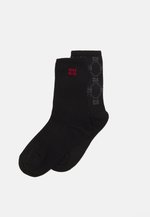 HUGO SLANTMONO 3 PACK - Calze - black/nero