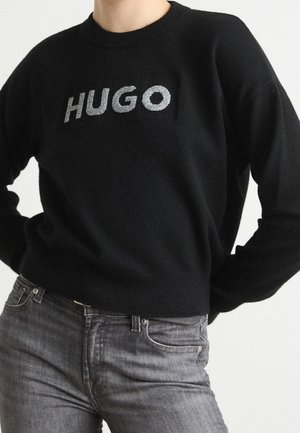 Strickpullover - black