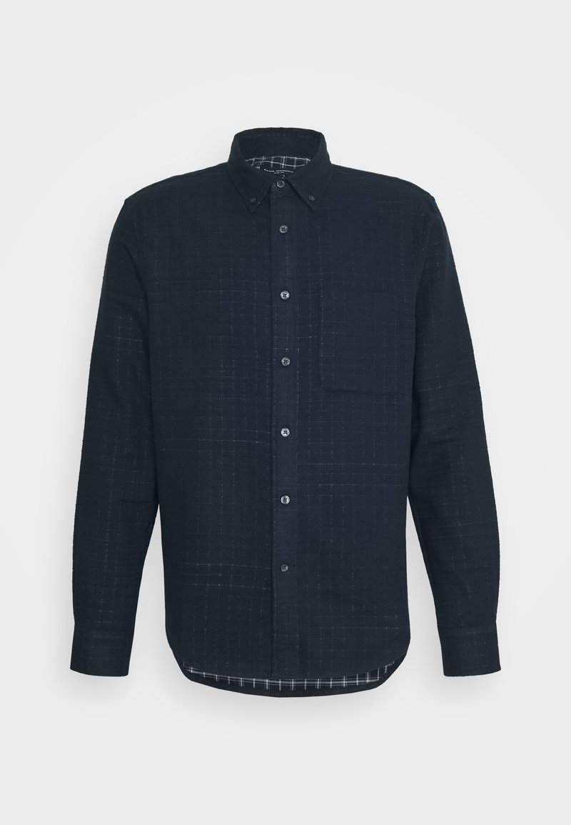 sachin and babi light blue dress club monaco Long-Sleeve High-Texture Shirt Jacket Tan Mix main image 1