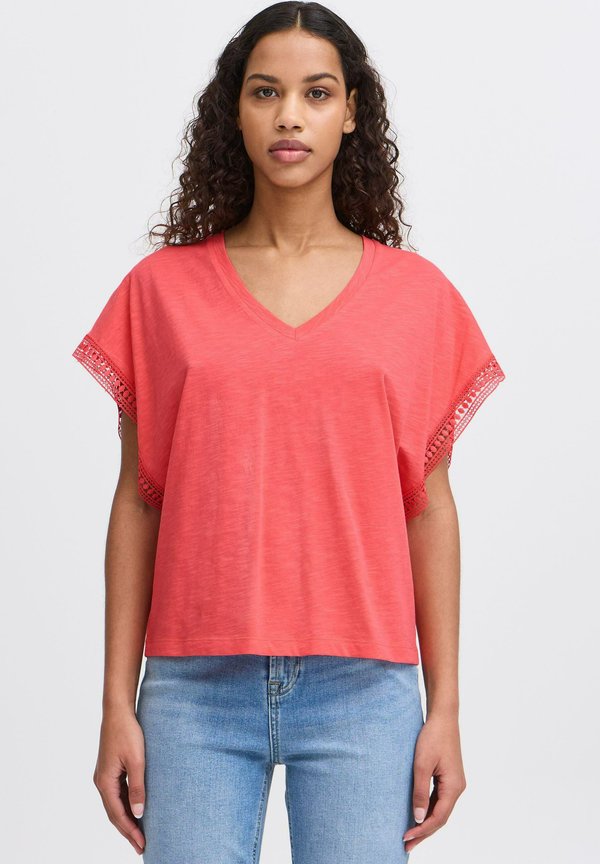 IHOLYA - Print T-shirt - geranium