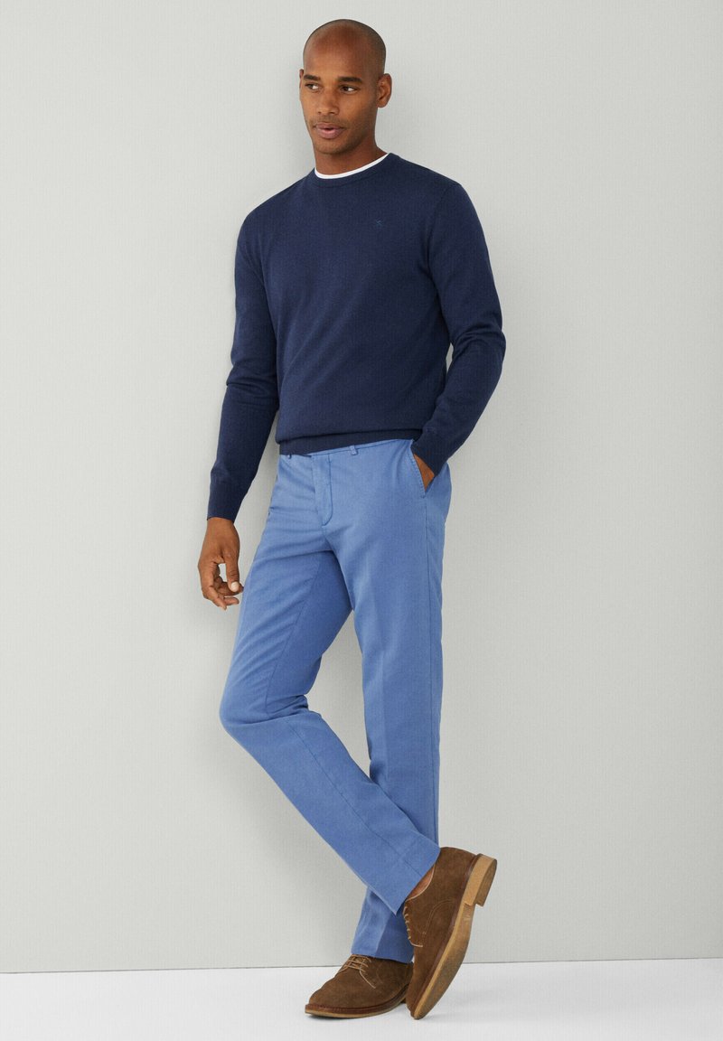 Hackett London Chino blauw