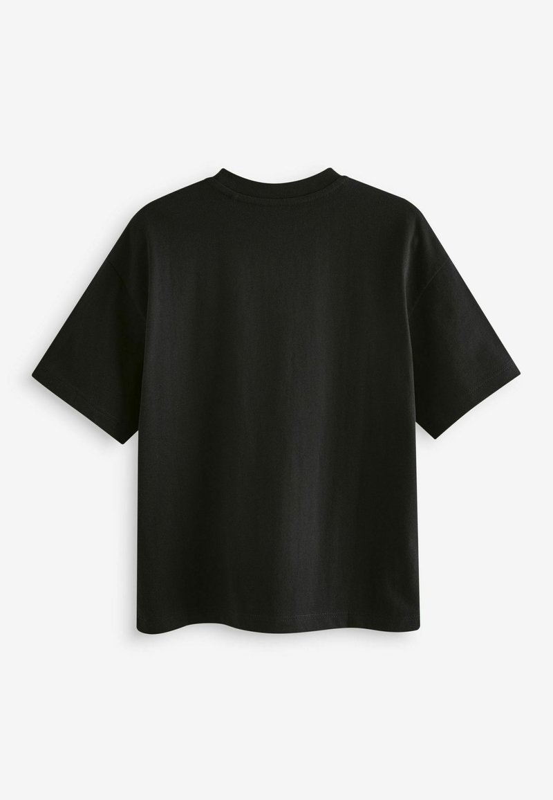 Top Noir Multi-imprimé NEXT Taille 18 - Manches Courtes - Occasion Très Bon état
