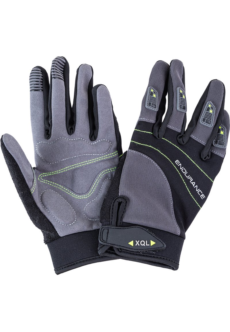Leki Gants Prc Boa Shark Black-Neon Yellow Langlauf handschoenen