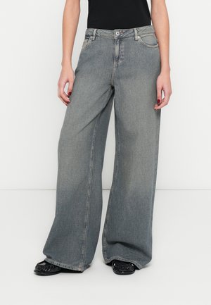 GOBANA - Wide leg - bright blue