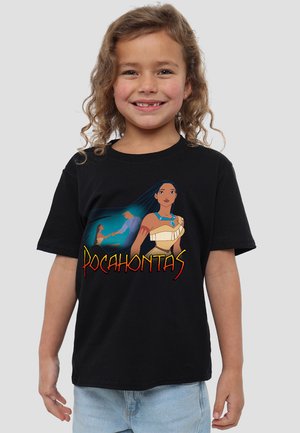 Disney POCAHONTAS JOHN SMITH CANOE - Print T-shirt - black