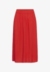 MILIA - sukňa v tvare A - poppy red