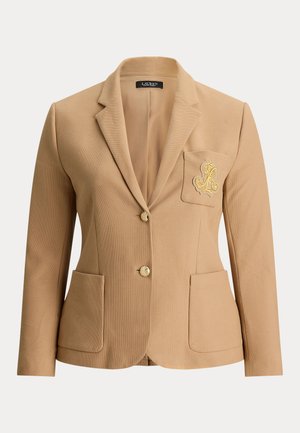 Lauren Ralph Lauren Woman BULLION JACQUARD BLAZER - Blazer - classic camel