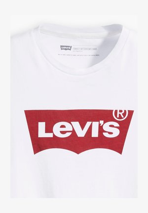 Levi's® Plus, B&T BIG GRAPHIC TEE - Printtipaita - big co bw white