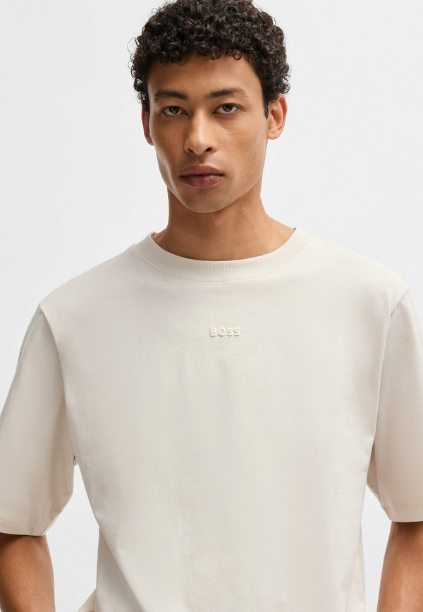 ENIS SMALL LOGO - Basic T-shirt - natural eighteen3