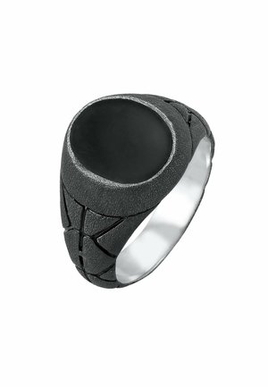 EMAILLE OVAL - Bague - schwarz