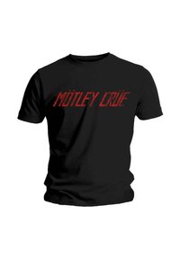 Paradiso Clothing MOTLEY CRUE DISTRESSED LOGO - Print T-shirt - black