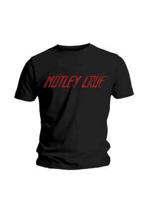 MOTLEY CRUE DISTRESSED LOGO - Print T-shirt - black