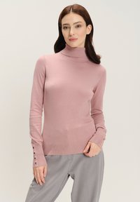 Jersey de punto - mottled light pink