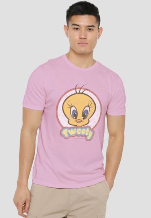Cotton Soul, LOONEY TUNES RETRO TWEETY - Print T-shirt - pink