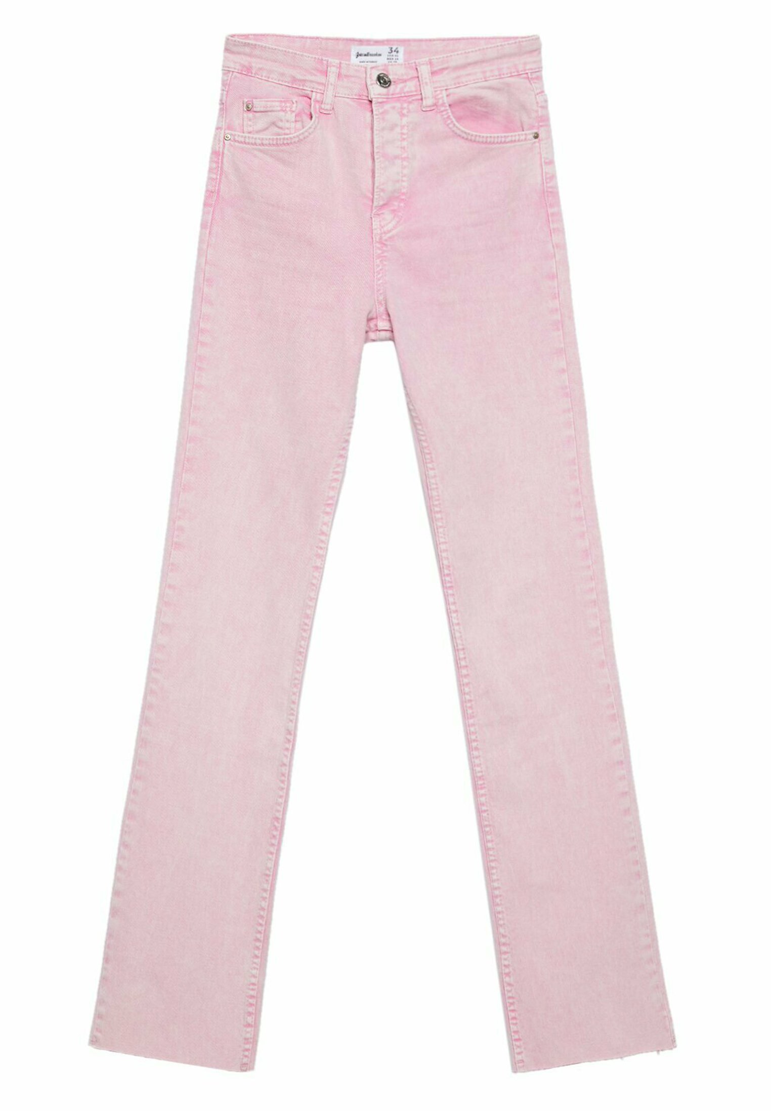 Stradivarius Straight leg jeans - pink 