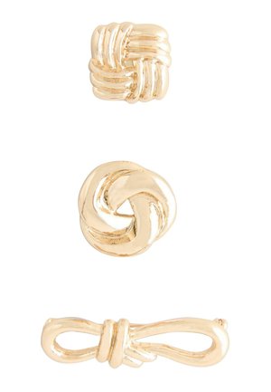 Next, HERITAGE BROOCHES 3 PACK SET  - Brosche - gold tone