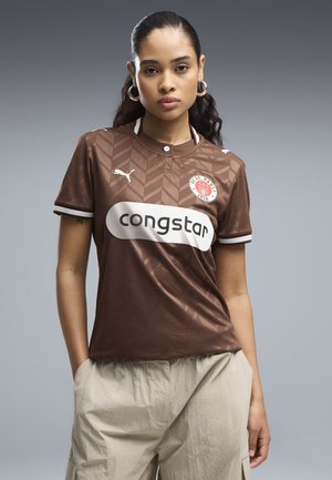 Puma, FC ST. PAULI 26/27 HEIMTRIKOT - Fußball-Trikot - espresso brown- white