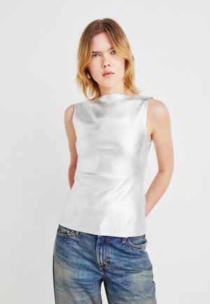 Weekday ANNIE BOATNECK - Viršus - silver
