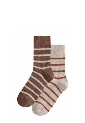 2 PACK - Calze - chocolate brown/neutral
