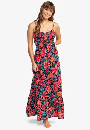 Roxy HOT TROPICS - Maxi-jurk - anthracite floral fiesta big