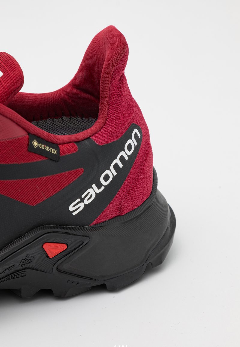 Salomon SUPERCROSS 3 GTX - Trail running shoes - biking red/white/black/red  - Zalando.co.uk