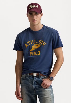 Classic Fit Logo Jersey T-Shirt - T-shirt med print - rustic navy