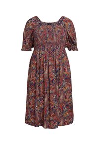 MIT SMOK - Dnevna haljina - naval a paisley aop