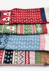 Next CHRISTMAS PATTERN 4 PACK.  REGULAR FIT - Strømper - dogs in jumpers