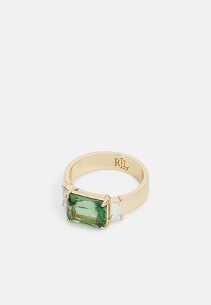 BAGUETTE - Ring - gold-coloured/green