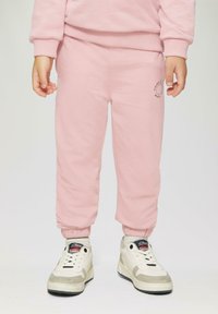 s.Oliver JOGGING MIT KLEINEM PRINT DETAIL - Trainingsbroek - zartrosa