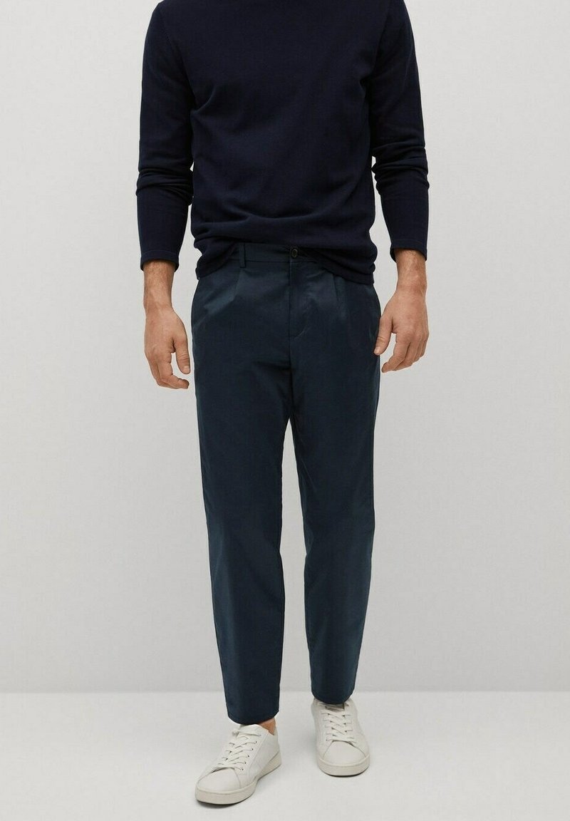 Mango Kalhoty - dark blue