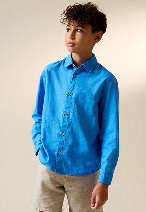 Next, Hemd - bright blue