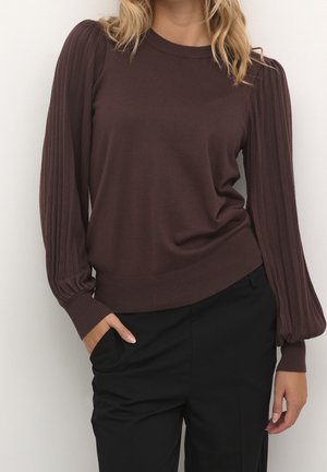Kaffe, Trui - brown