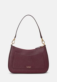 Lauren Ralph Lauren CROSSHATCH LEATHER MEDIUM DANNI BAG - Rankinė - pinot noir