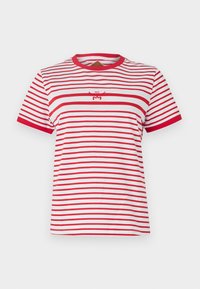 COL STRIPE - Print T-shirt - candy red