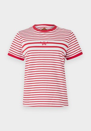 MCM COL STRIPE - T-shirts med print - candy red